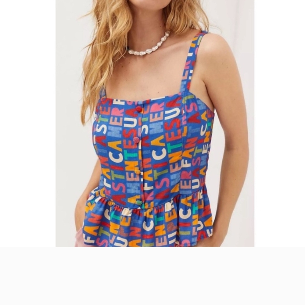 FARM Rio Multicolor Graphic Tank Top